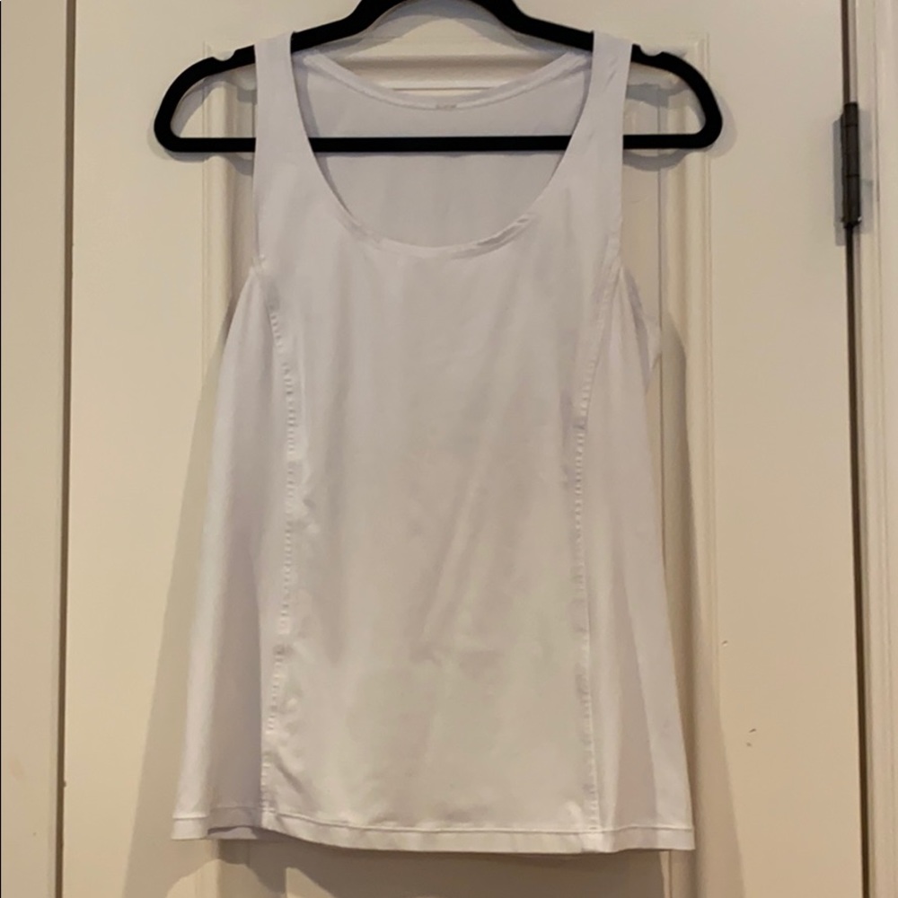 Lululemon white tank rare style size 8